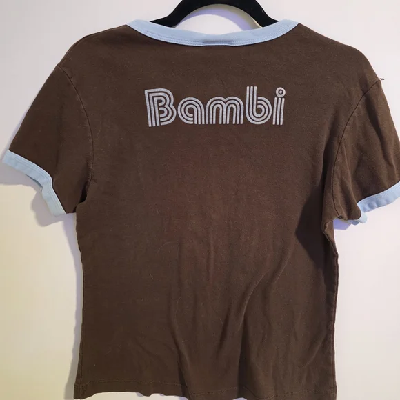 Vintage Disneyland Bambi Charming Brown Tee - Picture 4 of 6